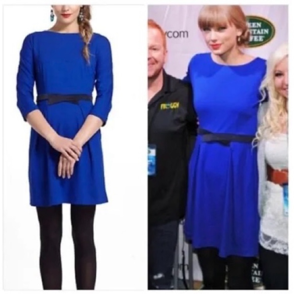 Girls From Savoy “Pleated Ponte” dress